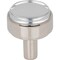 Jeffrey Alexander 1-1/8" Diameter Polished Nickel Carmen Cabinet Knob 775NI - alternate 1